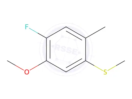 Chemical structure of (4-Fluoro-5-methoxy-2-methylphenyl)(methyl)sulfane