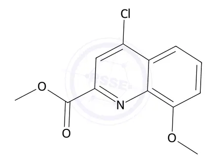 Chemical structure of Methyl 4-chloro-8-methoxyquinoline-2-carboxylate