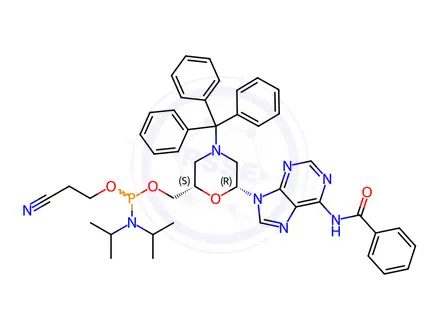 Chemical structure of Phosphoramidites Impurity 18