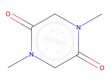 Chemical structure of Glycine Impurity 30 (Sarcosine Anhydride)