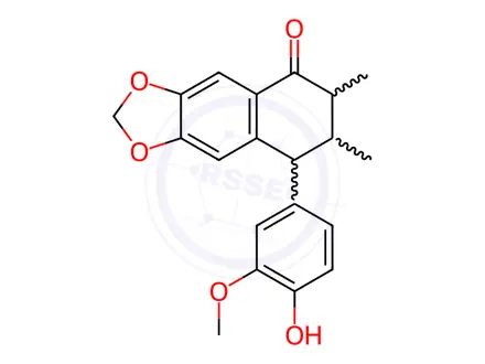 Chemical structure of Podophyllotoxin Impurity 19
