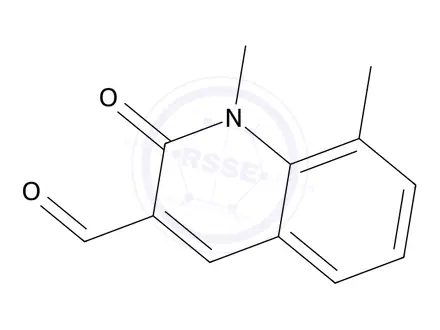 Chemical structure of 1,8-Dimethyl-2-oxo-1,2-dihydroquinoline-3-carbaldehyde