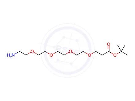 Chemical structure of NH2-PEG4-Boc