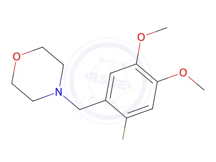 Chemical structure of 4-(2-Bromo-4,5-dimethoxybenzyl)morpholine