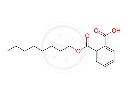 Chemical structure of Monooctyl phthalate