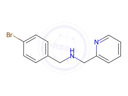 Chemical structure of n-(4-Bromobenzyl)-1-(pyridin-2-yl)methanamine
