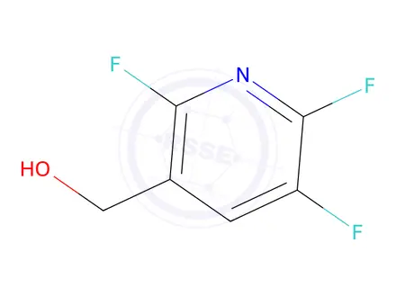 Chemical structure of 2,5,6-Trifluoro-3-(hydroxymethyl)pyridine
