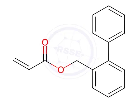 Chemical structure of o-Phenylbenzyl Acrylate