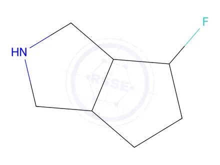 Chemical structure of 4-Fluorooctahydrocyclopenta[c]pyrrole