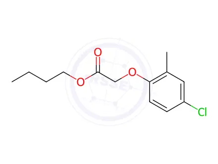 Chemical structure of MCPA-1-butyl ester