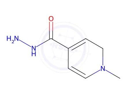 Chemical structure of Isonicotinic acid, 1,2-dihydro-1-methyl-, hydrazide (7CI,8CI)