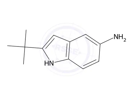 Chemical structure of 2-(tert-Butyl)-1H-indol-5-amine