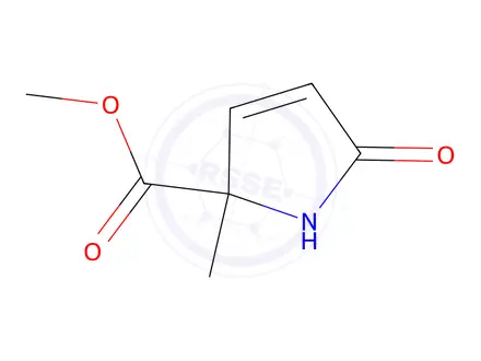 Chemical structure of Methyl 2-methyl-5-oxo-2,5-dihydro-1H-pyrrole-2-carboxylate