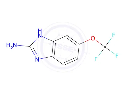 Chemical structure of 5-TRIFLUOROMETHOXY-1H-BENZIMIDAZOLE-2-AMINE