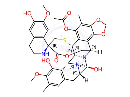 Chemical structure of Trabectedin