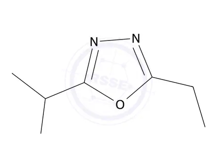 Chemical structure of 2-(1-Chloroethyl)-5-ethyl-1,3,4-oxadiazole