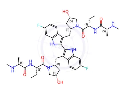 Chemical structure of Birinapant
