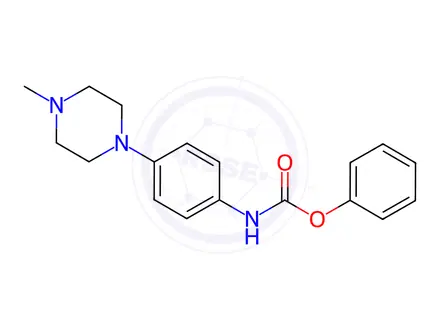 Chemical structure of Phenyl (4-(4-methylpiperazin-1-yl)phenyl)carbamate