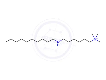 Chemical structure of Decyl Aminoquat