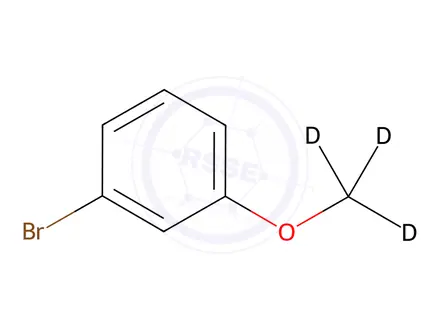 Chemical structure of 1-Bromo-3-(Methoxy-d3)Benzene
