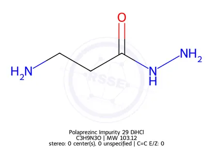 Chemical structure of Polaprezinc Impurity 29 DiHCl