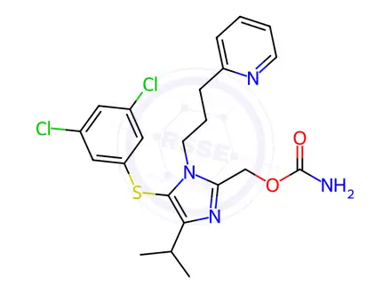 Chemical structure of Capravirine Impurity 12