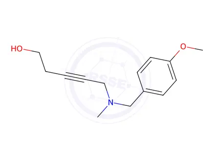 Chemical structure of 5-((4-Methoxybenzyl)(methyl)amino)pent-3-yn-1-ol