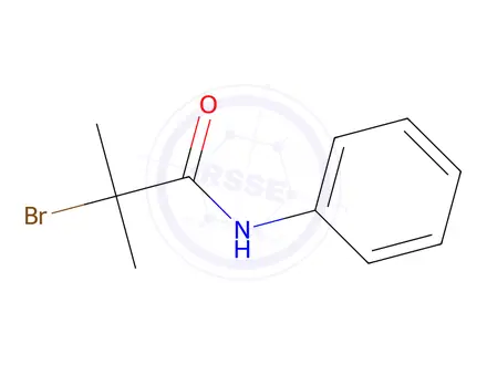 Chemical structure of 2-Bromo-2-methyl-N-phenylpropanamide