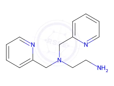 Chemical structure of 1,2-Ethanediamine, N,N-bis(2-pyridinylmethyl)-