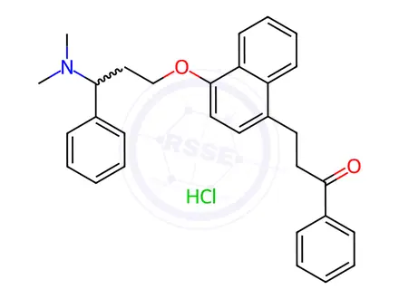 Chemical structure of Dapoxetine Impurity 168