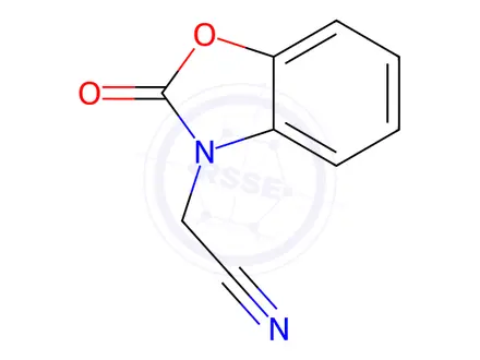 Chemical structure of (2-Oxo-1,3-benzoxazol-3(2H)-yl)acetonitrile