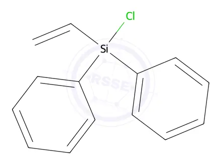 Chemical structure of DIPHENYLVINYLCHLOROSILANE
