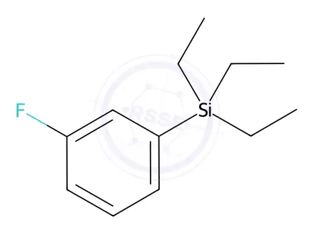 Chemical structure of 1-Fluoro-3-(triethylsilyl)benzene