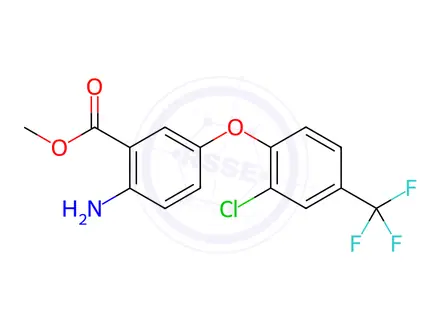 Chemical structure of Acifluorfen-methyl-2-amino