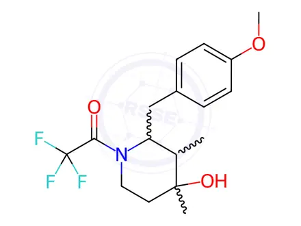 Chemical structure of Pitavastatin Impurity 124