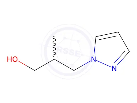 Chemical structure of 2-Methyl-3-(1H-pyrazol-1-yl)propan-1-ol