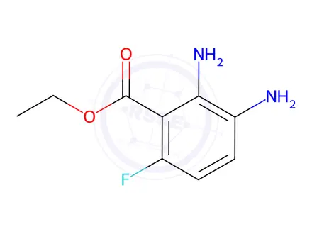 Chemical structure of Ethyl 2,3-diamino-6-fluorobenzoate