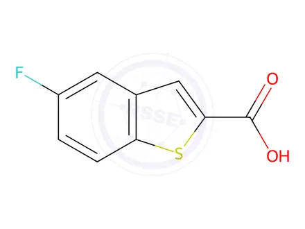 Chemical structure of 5-fluorobenzo[b]thiophene-2-carboxylic acid