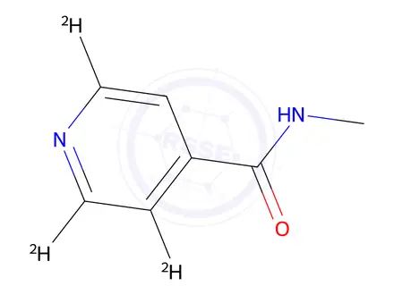 Chemical structure of N-Methylisonicotinamide-d3