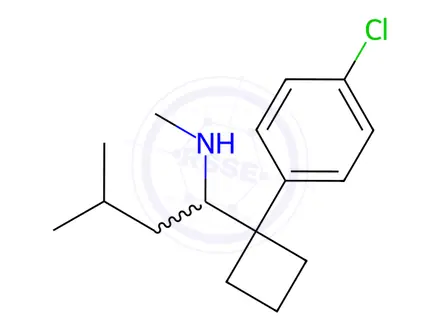 Chemical structure of Sibutramine Impurity 2 Monomer