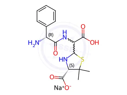 Chemical structure of Ampicillin Trihydrate-Impurity D (Sodium Salt)