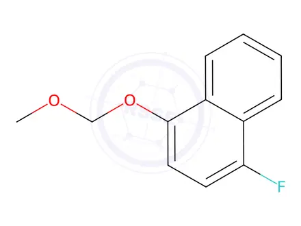 Chemical structure of 1-Fluoro-4-(methoxymethoxy)naphthalene