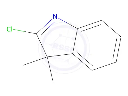 Chemical structure of 2-Chloro-3,3-dimethyl-3H-indole
