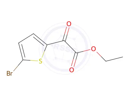 Chemical structure of 5-Bromothiophene 2-Oxoacetic Acid Ethyl Ester