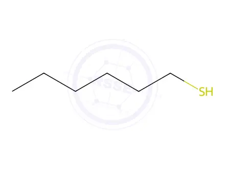 Chemical structure of Hexyl Mercaptan
