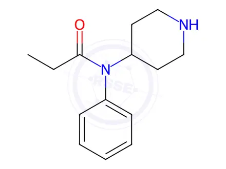 Chemical structure of Norfentanyl