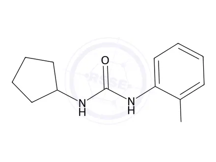 Chemical structure of 1-Cyclopentyl-3-(2-iodophenyl)urea