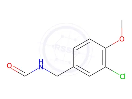 Chemical structure of N-[(3-Chloro-4-methoxyphenyl)methyl]formamide
