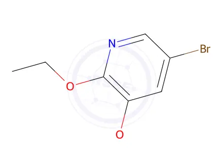 Chemical structure of 5-Bromo-2-ethoxy-3-methoxypyridine