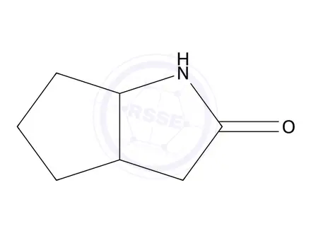 Chemical structure of (3AR,6aR)-hexahydrocyclopenta[b]pyrrol-2(1H)-one